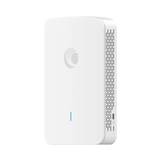 Punto de Acceso Empresarial Wi-Fi 6 / Con diseño para Pared /  3 Puertos Gigabit (1 con Salida PoE) / Doble banda en ( 2.4 y 5 GHz) / Hasta 2.5 Gbps / Gestión desde la Nube / Alimentación PoE af