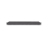 Patch Panel Z-MAX de 24 puertos, Blindado, Precargado con Jacks Categoria 6A, Plano, 1UR