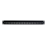 Patch Panel UTP Z-MAX de 24 puertos, Precargado con Jacks Categoría 6, Plano, 1UR