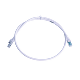 Patch Cord Z-MAX Cat6A S/FTP, CM/LS0H, 3ft, Color Blanco, Versión Bulk (Sin Empaque Individual)