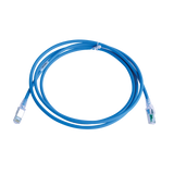 Patch Cord Z-MAX Cat6A S/FTP, CM/LS0H, 7ft, Color Azul, Versión Bulk (Sin Empaque Individual)