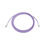 Patch Cord Z-MAX Cat6A S/FTP, CM/LS0H, 10ft, Color Violeta, Versión Bulk