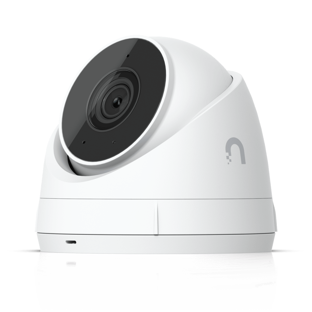 Cámara UniFi Protect G5 Turret Ultra, compacta, para exterior / 2K (4 MPX) / ángulo 102.4° / visión nocturna hasta 30mts/ detección de eventos / micrófono, POE+