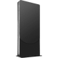 Kiosko tipo Vertical color negro para Pantallas 55" / Construcción Totalmente en Acero / Base Plana / 6 Tomas Eléctricas con Supresor de Picos / Ventilación Termostática / Capacidad de Carga 125-150 lb (56-68 kg)