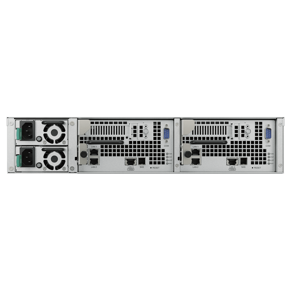 Controlador Unificado UC3400 | Almacenamiento SAN Activo-Activo | Alta Disponibilidad Empresarial | Compatible con Fibre Channel e iSCSI | Expansión hasta 576 TB.