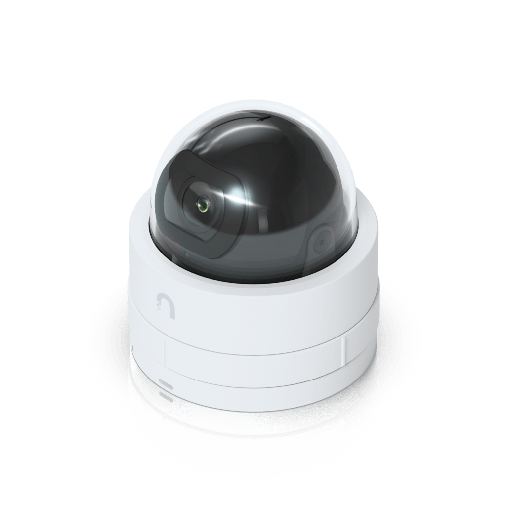 Cámara IP UniFi G5 Domo Ultra, de bajo perfil para interior, 2K (4MPX), ángulo amplio 102.4°, visión nocturna IR hasta 20 mts, detección de eventos, para pared o techo