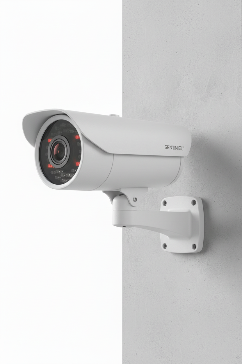 Cámara de videovigilancia formato vertical