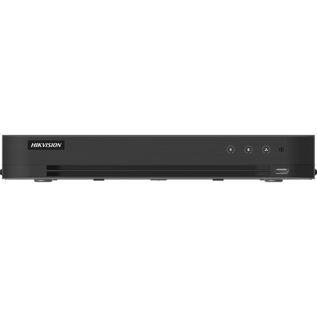 DVR 16 Canales TURBOHD + 8 Canales IP / 5 Megapixel Lite - 3K Lite / Audio de Dos Vías por Coaxitron / Reconocimiento Facial / ACUSENSE (Evita falsas alarmas) / 1 Bahía de Disco Duro / Salida de Video en Full HD