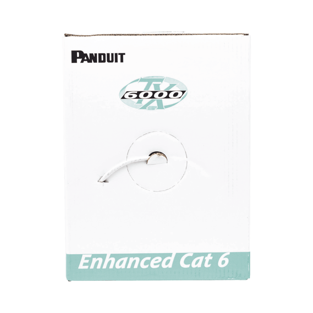 Bobina de Cable UTP 305 Metros (1000 Pies) de Cobre, TX6000? PanNet, Reelex, Gris, Categoría 6 Mejorado (23 AWG), PVC (CMR, Riser), de 4 Pares