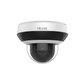 Mini Domo PTZ IP 2 Megapixel / 4X Zoom / H.265+ / 20 mts IR EXIR / WDR 120dB / PoE / IK10 / Exterior IP66 / Ultra Baja Iluminación / Micrófono Integrado / PoE