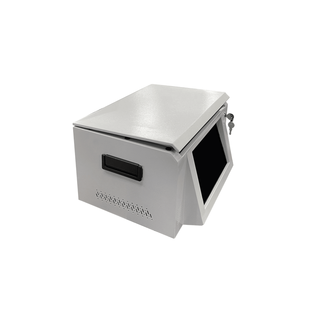 Estación de Descarga para Cámaras Corporales | 8 Canales de Conexión | Descarga Simultanea | Pantalla Táctil | Almacenamiento Hasta 12TB | Carga y Copia de Seguridad Automática | Compatible con Body Cam XMR-R3.