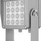 Lampara IR de Luz Continua / 16 Lámparas LED / Distancia Efectiva 16 a 25 metros / Cobertura 40° / Exterior IP66