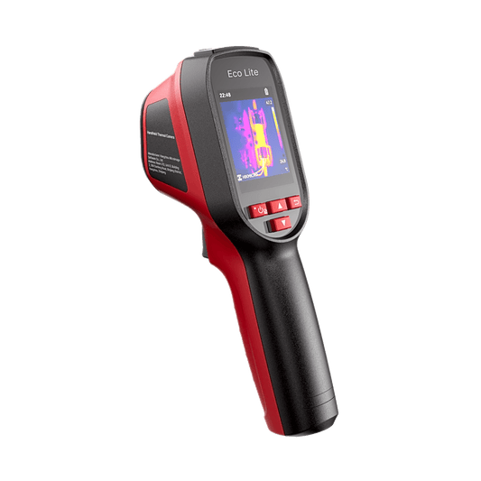 Cámara Térmica Eco Lite / Detector de 96 × 96 Píxeles / Medición de -20 °C a 550 °C / Autonomía 14 Horas / Diseño Compacto IP54 / Ideal para Hogar