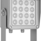 Lampara IR de Luz Continua / 16 Lámparas LED / Distancia Efectiva 16 a 25 metros / Cobertura 40° / Exterior IP66