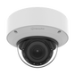 Cámara Domo Vandalismo AI 5MP / IR 50 m (164 ft) / Lente Motorizado 3.3-9.3 mm 2.8x / Doble NPU / Análisis Inteligente IA / IP67 IK10 NEMA4X / Wisenet 9