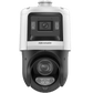 [TandemVu] PTZ IP 4 Megapixel + Cámara Fija 4 Megapixel / 25X Zoom / 100 mts IR + 30 mts Luz Blanca / IP67 / ACUSENSE / PoE+ / 2 Micrófonos Integrados y Bocina / Alerta Audible y Luz Estroboscopica / Alarmas I/O / DARKFIGHTER / Micro SD