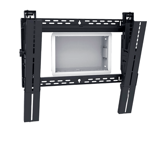 Soporte de Pared Universal Tijera SmartMount / Extensión 12 pulgadas (305 mm) / Carga Máxima 200 lb (90.7 kg) / Ajuste Tilt +15°/-2° con IncreLok / Patrón VESA 200x100 a 600x600 mm / Apertura Abierta para Cajas Empotradas / In