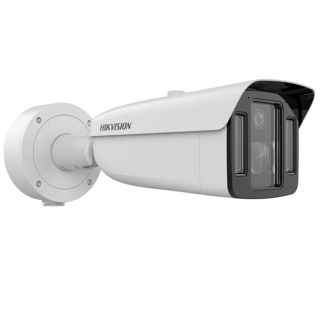 [TandemVu] Bala IP Dual 4 Megapixel (2 Lentes) / Lente Fijo (4 mm / ColorVu) y Lente Mot. (5 a 20 mm / DarkFighter X) / Luz Dual (IR y Luz Blanca) / IP67 / IK10 / Reconocimiento Facial / ACUSENSE / WDR 140 dB / DeepinView / Búsqueda por Atributos