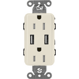 Receptáculo 15 A con puerto USB