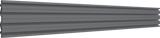 RIEL DE MONTAJE PARA SOPORTE DE VIDEOWALL LED DE 125CM  FABRICADO EN ALUMINIO