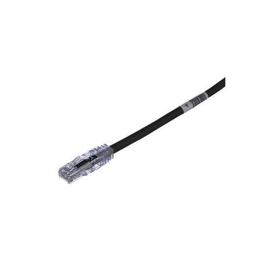 Cable de Parcheo TX6, UTP Cat6, 24 AWG, CM, Color Negro, 7ft