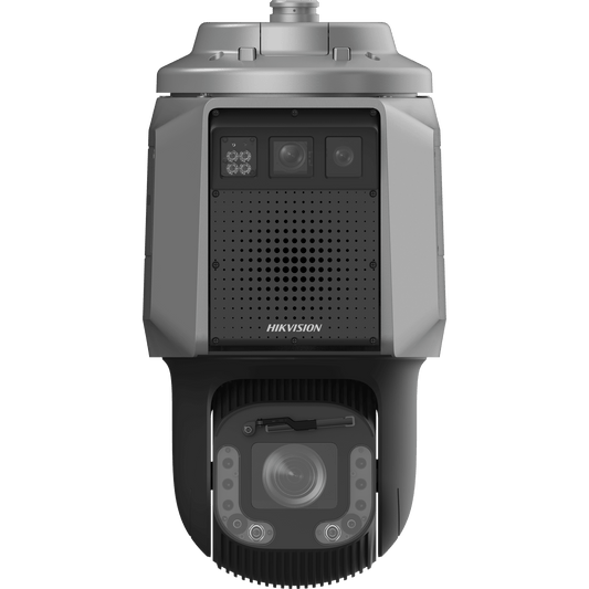 Cámara PTZ con Radar Triple Cámara Integrada / Detección de Intrusión por Radar / Rango de Detección 500 m / 32x Zoom Óptico / IP67