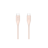 Cable de Carga USB-C a C / 1.5 Metros / Tecnología GaN (Nitruro de Galio / Fast-Charging / Potencia 60W / Velocidad Transferencia 480 Mbps / Material Silicona No Tóxica /  Conector Aluminio Anodizado