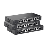 Pack Promocional Q1, tres unidades del modelo RG-ES209GC-P