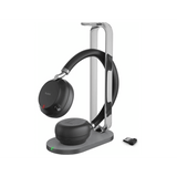 Diadema Inalambrica BH76 Plus With Charging Stand UC Black USB C/A de Yealink con ANC Híbrida y Estación de Carga Premium