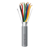Bobina de 305 Metros / Cable de Cobre / 8 x 22 AWG / Riser / Tipo CMR-CL3R / Blindado / Gris / Para Aplicaciones de Control de Acceso / Alarmas de Intrusión / Automatización / Interfonos y TV Porteros