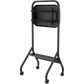 Carro Móvil para Pantalla Plana / 43" a 75"+ Displays / Altura Ajustable 49.8"-65.8" (126.5-167.1 cm) / Capacidad 150 lb (68 kg) / 4 Ruedas Dobles 4" (102 mm) / Gestión de Cableado Interno / Estructura Tubular / Incl