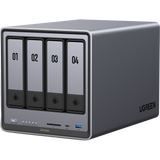 NASync DXP4800 | SO UGOS Pro |  Intel N100 12th Gen Intel® Quad Core™ | 4-Bahias (SATA) hasta 96TB | 2* M.2 SSD hasta 16TB| 8GB DDR5 (Exp. a 16GB) | 2.5Gb Dual Ethernet | HDMI 4K | 2* USB2.0 | 1*USB 3.2Gen | 1* USB 3.2Gen2 | 1*USB-C 3.2Gen2 | SD