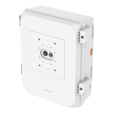 Gabinete SBP-150NBW / PC (Policarbonato) y Aluminio / IP66 IK10 NEMA 4X / Carga Máxima 15 kg / Dimensiones 360x420x163.1 mm / Color Blanco
