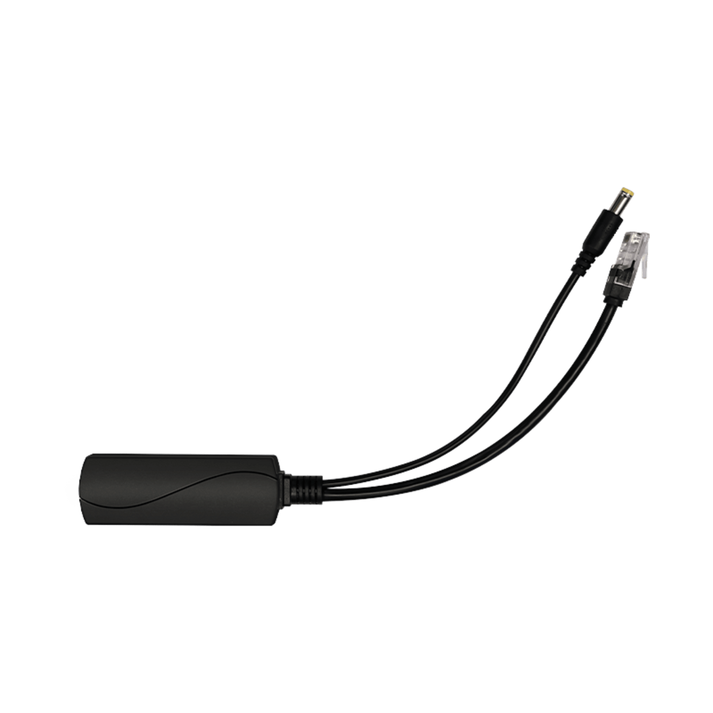 Splitter PoE / IEEE 802.3af/at / 30W / Puerto Gigabit / Salida DC 12V 2A / Indicadores LED / 95x26x20 mm (3.74x1.02x0.79 in)