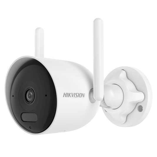 Bala IP 4 Megapixel / Lente 2.8 mm / Dual Light (30 mts IR + 30 mts Luz Blanca) / Wi-Fi / ACUSENSE /  Audio Bidireccional (Micrófono y Bocina) / IP66 / dWDR / Micro SD