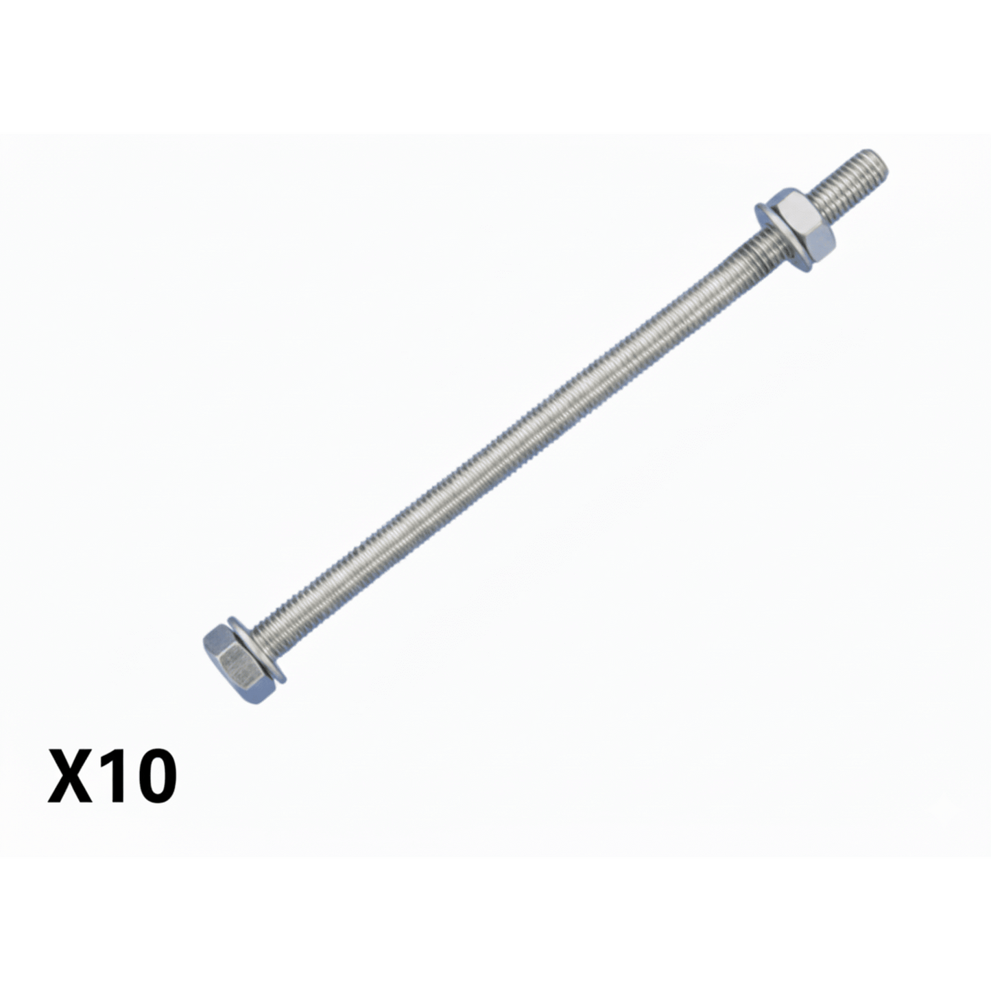 Kit de 10 tornillos para montar 1 separador de plástico.