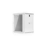 UACC Rack Cabinet 12U (550 x 450 mm) - Gabinete Cerrado para Montaje en Pared con Puerta de Vidrio Templado, Totalmente Ensamblado con Ventiladores Integrados y Paneles Removibles