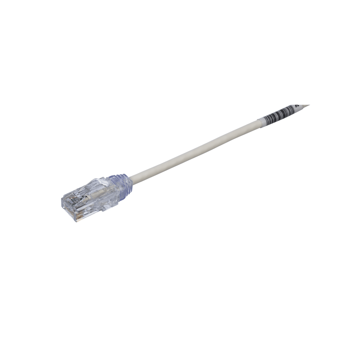Cable de Parcheo TX6, UTP Cat6, Diámetro Reducido (28AWG), Color Blanco Mate, 15 ft