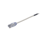 Cable de Parcheo TX6, UTP Cat6, Diámetro Reducido (28AWG), Color Blanco Mate, 15 ft