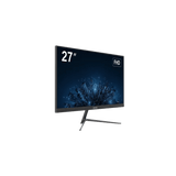 Monitor LED Full HD (1080p) de 27" / Bocinas Integradas / 100 Hz / Ideal para CCTV, Oficina y Hogar / Entrada HDMI-VGA / VESA (100 X 100) / Uso 24/7 / IPS / Ultra Delgado