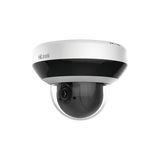 Mini Domo PTZ IP 4 Megapixel / 4X Zoom / H.265+ / 20 mts IR EXIR / WDR 120dB / PoE / IK10 / Exterior IP66 / Ultra Baja Iluminación / Micrófono Integrado / PoE