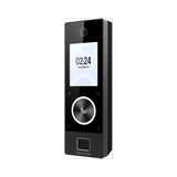 Terminal Facial Min Moe WiFi & PoE con Botón de Llamada y LECTOR DE HUELLA / Exterior IP65 / Tarjetas Virtuales Bluetooth con HikConnect Teams / 1000 Rostros y 3,000 Huellas / HIK-IA