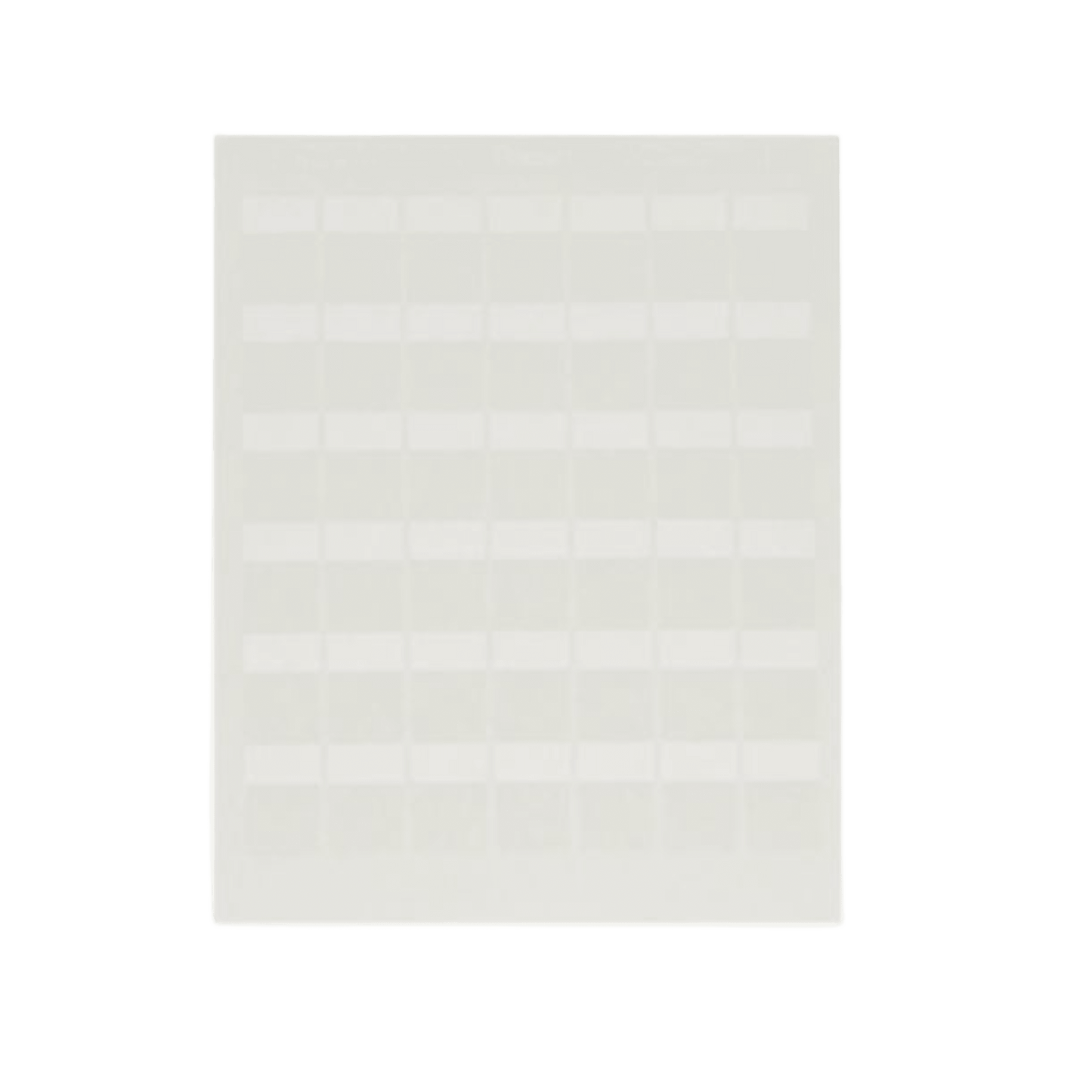 Hojas con 1000 Etiquetas Auto-laminadas para Impresora Láser/Inyección de Tinta, para Cables de 4.1 a 6.6 mm de Diámetro, Color Blanco