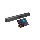 Barra de Videoconferencia Yealink A50 con IA y Consola Táctil CTP25, Todo en Uno para Salas Medianas y Grandes con Seguimiento Automático del Hablante