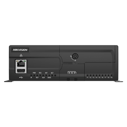 NVR Móvil de 8 Canales de 2 Megapixel / 8 Puertos PoE / 1 Bahía de Disco Duro / Incluye Modulo GPS