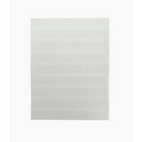Hojas con 1000 Etiquetas Poliofina para Impresora Láser/Inyección de Tinta, Ancho 96.3mm x Alto 7.6mm, Color Blanco