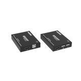 Extensor HDMI con KVM | Sobre IP | Transmisión hasta 150m | Cat5e/6 | HDCP 1.4 | 1080p | Control IR | Compatible con Switch 1G