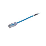 Cable de Parcheo TX6, UTP Cat6, Diámetro Reducido (28AWG), Color Azul, 30 m