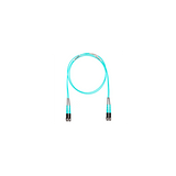 Jumper de Fibra Óptica Multimodo 50/125 OM4, SC-SC Duplex, OFNR (Riser), Color Aqua, 3 Metros