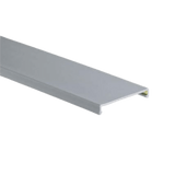 Tapa para Canaleta Ranurada, de 23.9 de Ancho, 1830 mm de Largo, Color Gris